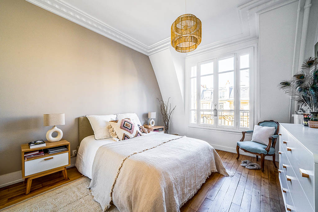 Chambre beige